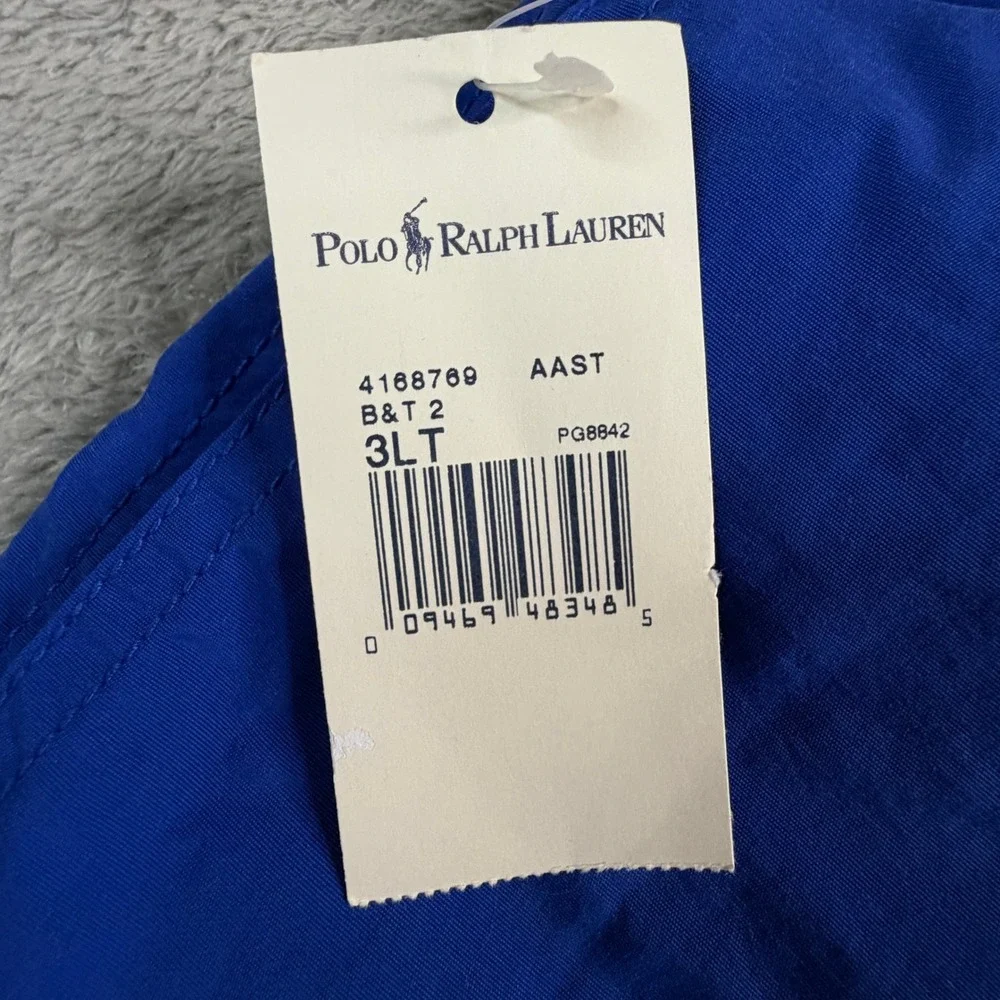 NWT Polo Ralph Lauren‎ Swim Trunks Mens 3XLT Blue Big & Tall Mesh Lined